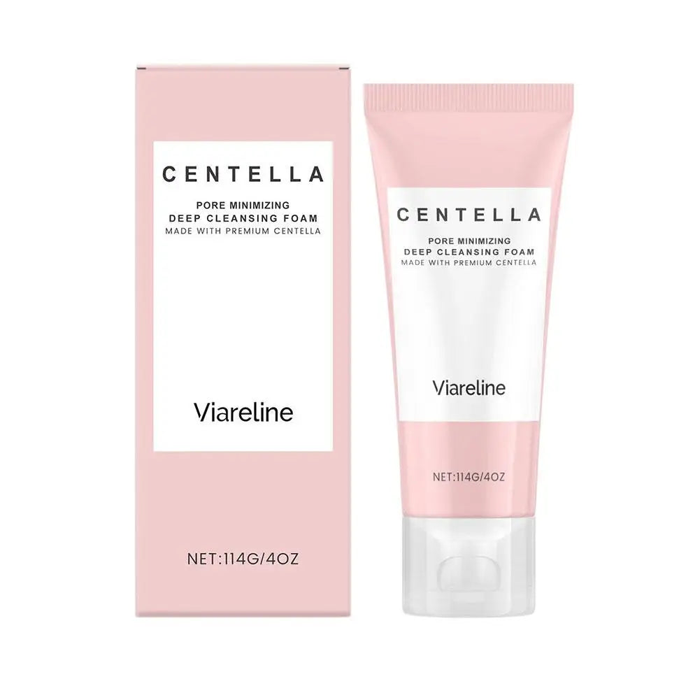 Centella Asiatica Barrier Repair Cleanser Deep Cleansing Pore Shrinking Oil Control Soothing Moisturizing Facial Foam Skin Care