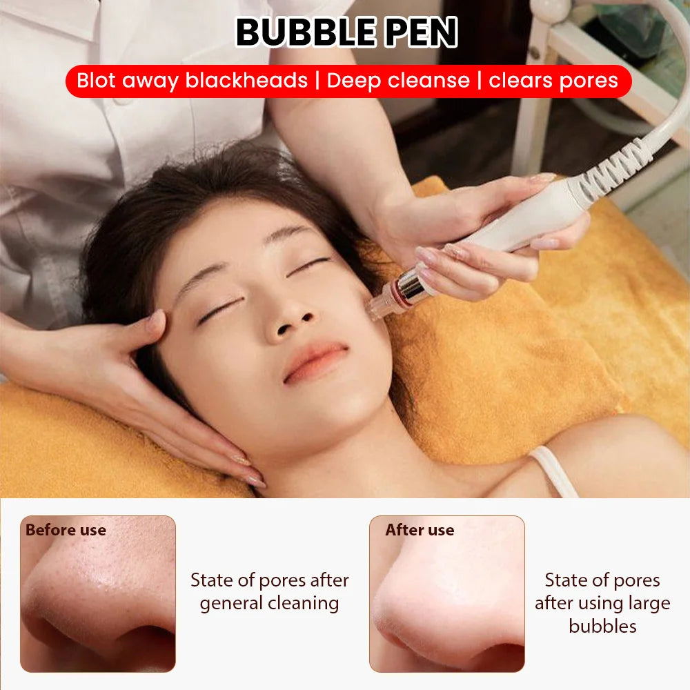 6 in 1 Dermabrasion Facial Machine Hydro Aqua Peel Spa Skin Rejuvenation Deep Cleansing Care Device